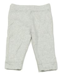 Světlešedé melírované lehké tepláky