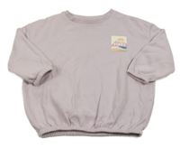 Lila mikina s potiskem George