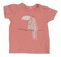 Růžové tričko s tukanem Name it