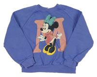 Fialová mikina s Minnie H&M