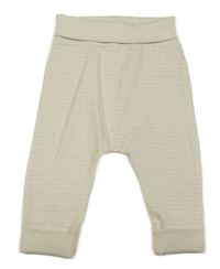 Smetanové pruhované tepláky s puntíky Mothercare