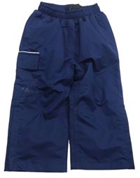 Tmavomodré šusťákové funkční kalhoty Peter Storm