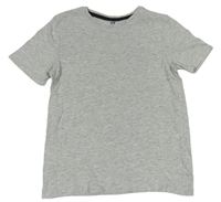 Světlešedé melírované tričko zn. H&M