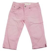 Světlerůžové crop rifle H&M
