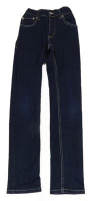 Tmavomodré skinny rifle Levi´s