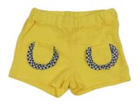 Žluté kraťasy s kapsami 