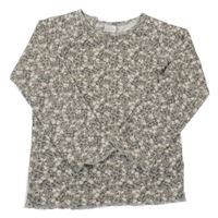 Zelené květované triko H&M