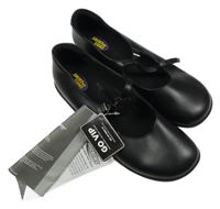Nové - černé kožené baleríny na platformě Shoes for crews vel. 38