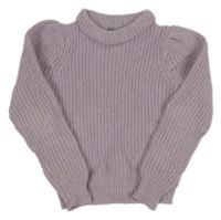 Lila třpytivý svetr