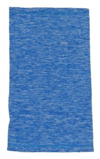 Modrý melírovaný fleecový multifunkční nákrčník 