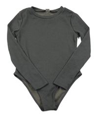 Antracitové žebrované body Shein