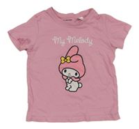 Růžové tričko s My Melody Sinsay