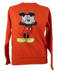 Dámská červená mikina s Mickeym Disney + H&M