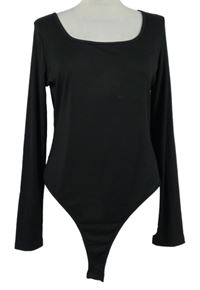 Dámské černé žebrované body Yozy 