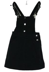 Dámské černé riflové laclové šaty H&M vel. 32