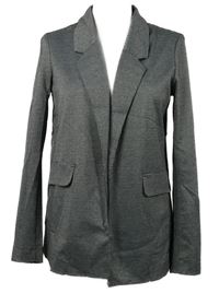 Dámský černo-šedý vzorovaný sakový cardigán Orsay 