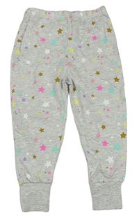 Světlešedé pyžamové kalhoty s hvězdičkami George