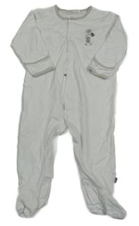 Bílý overal s nášivkami