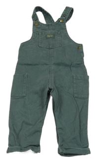 Tmavozelené laclové rifle M&S