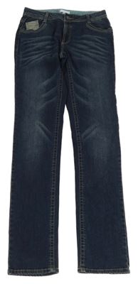 Tmavomodré rifle Charles Vögele vel.176