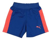 Modro-růžové sportovní funkční kraťasy Puma