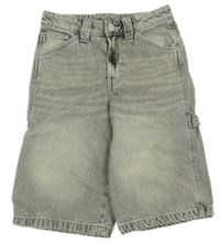Šedé riflové kraťasy H&M