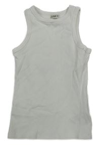 Bílý žebrovaný top F&F