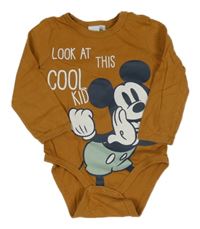 Hnědé body s Mickeym Disney