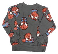 Antracitová mikina se Spidermany H&M