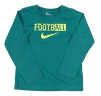 Zelené triko s nápisem Nike