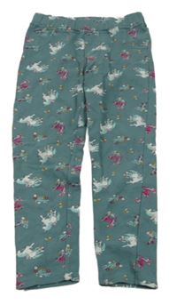 Zelenošedé tregíny s jednorožci Kiki&Koko