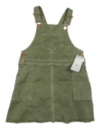 Nové - Khaki riflové šaty F&F