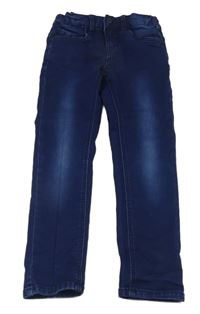 Tmavomodré skinny fit rifle Hema