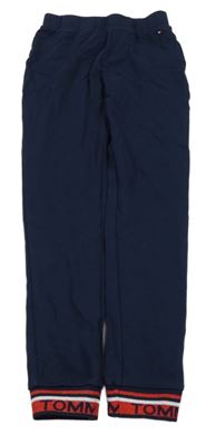 Tmavomodré tepláky Tommy Hilfiger 