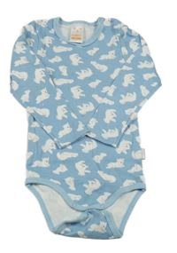 Světlemodré body s medvídky Pusblu 