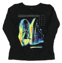 Černé triko s botami Chapter young