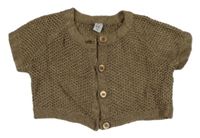 Hnědé svetrové bolerko Zara