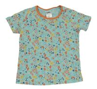 Pomněnkovo-oranžové květované tričko Lily & Dan