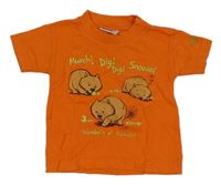 Oranžové tričko s medvídky
