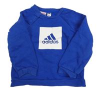 Safírová mikina Adidas