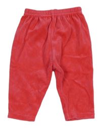 Červené sametové tepláky Mothercare