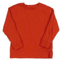 Červené melírované mikinotriko Next