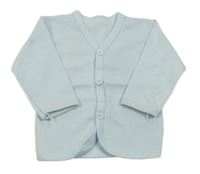 Světlemodré propínací mikinotriko 