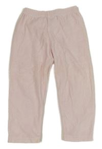 Světlerůžové sametové tepláky lupilu