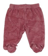 Světlevínové sametové polodupky s čumáčky Matalan