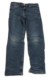 Tmavomodré slim rifle KIABI