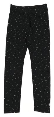 Černé legíny s logy Nike