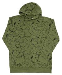 Khaki skvrnitá mikina s kapucí George