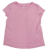 Růžové tričko H&M