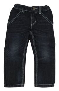 Tmavomodré rifle Benetton